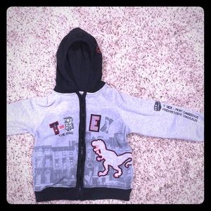 3 for $20 Boys T-Rex Zip-up Hoodie